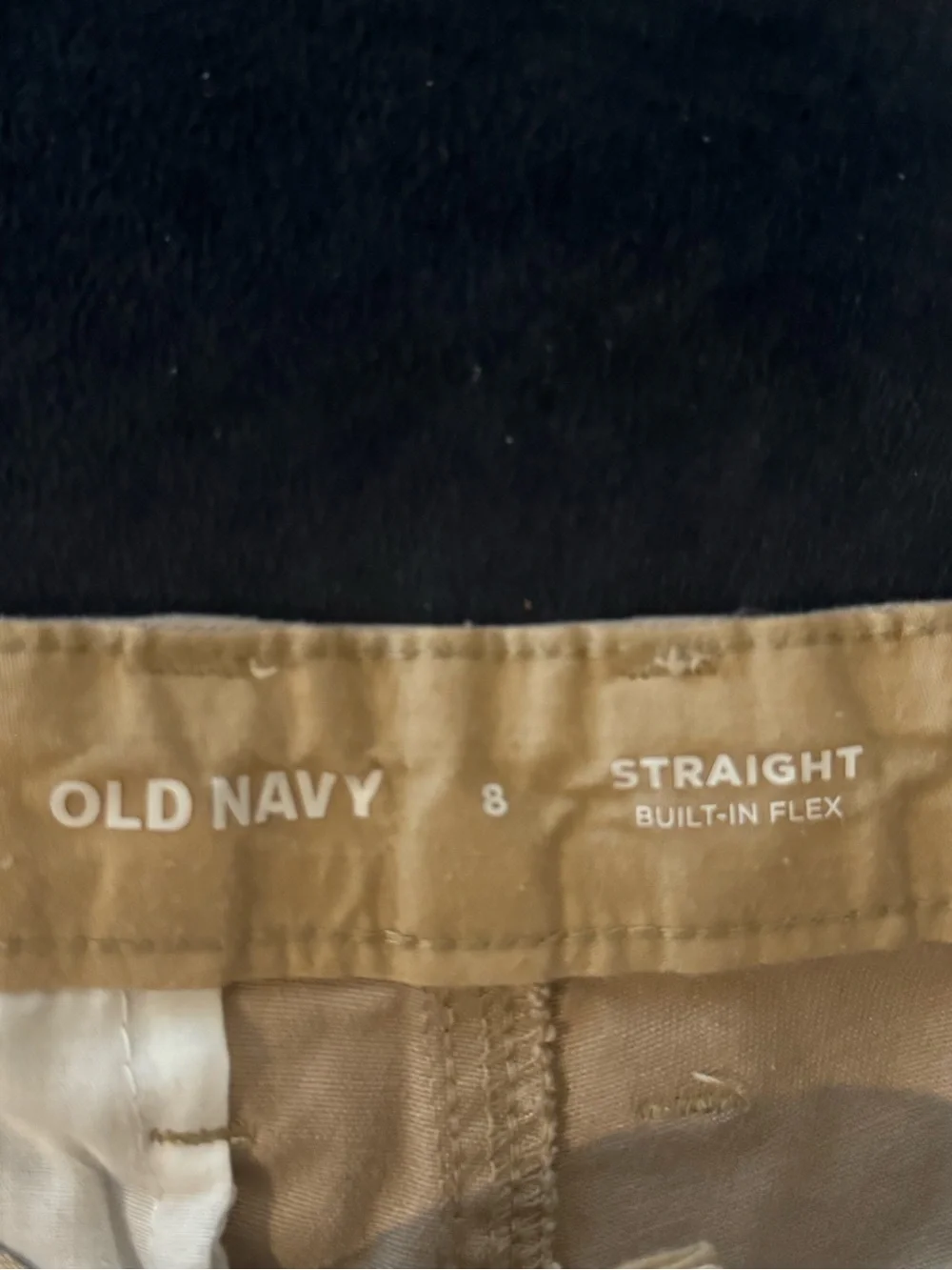 Old Navy Girls Khaki Uniform Pants Size 8- 5 Pairs